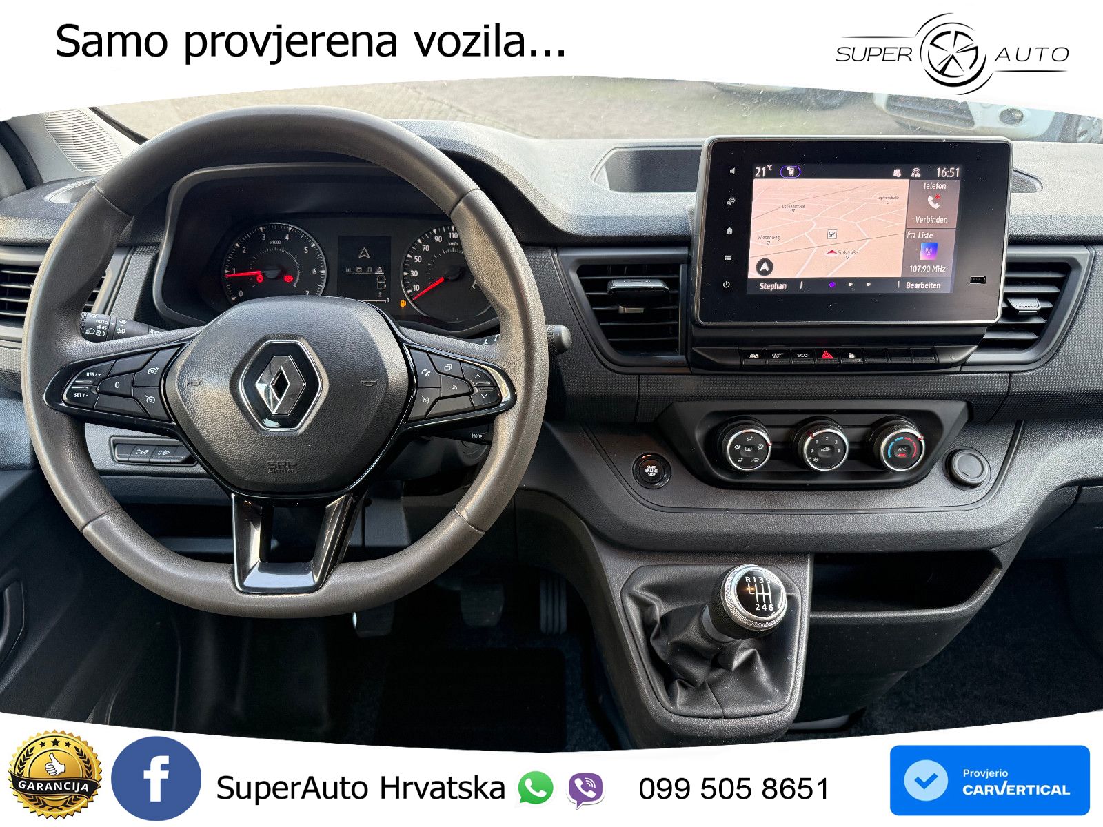 Renault Trafic 2.0 dCi L2H1 DoKa 2,8t+5 Si+Navi+LED+AHK 131 KS