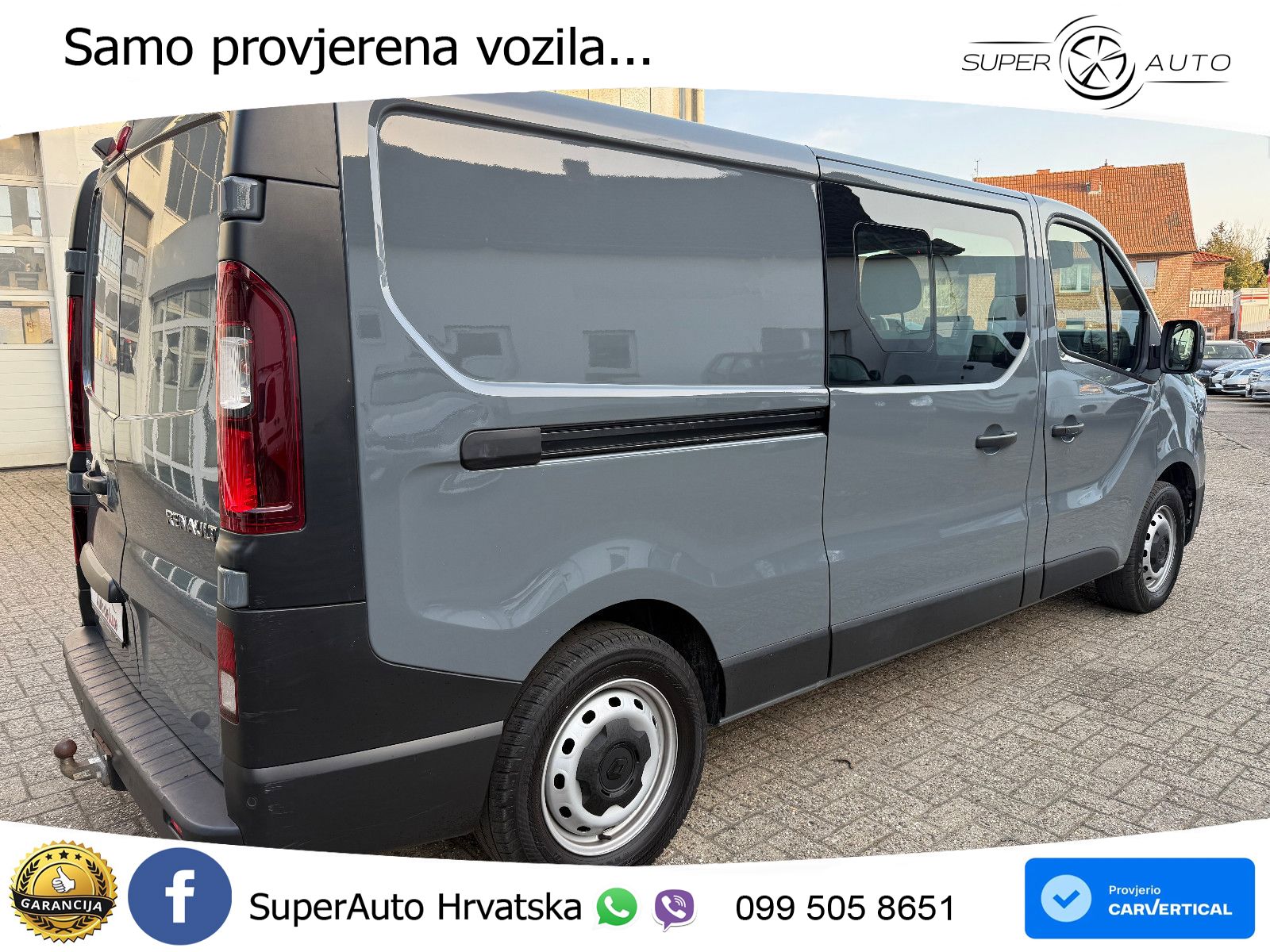 Renault Trafic 2.0 dCi L2H1 DoKa 2,8t+5 Si+Navi+LED+AHK 131 KS