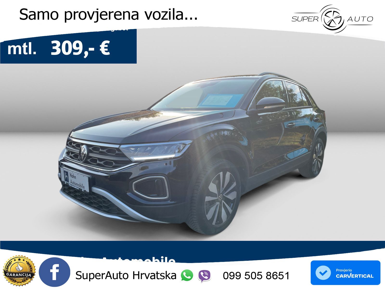 Volkswagen T-Roc 1.5 TSI (150 KS) DSG LED+GR SJED+ACC