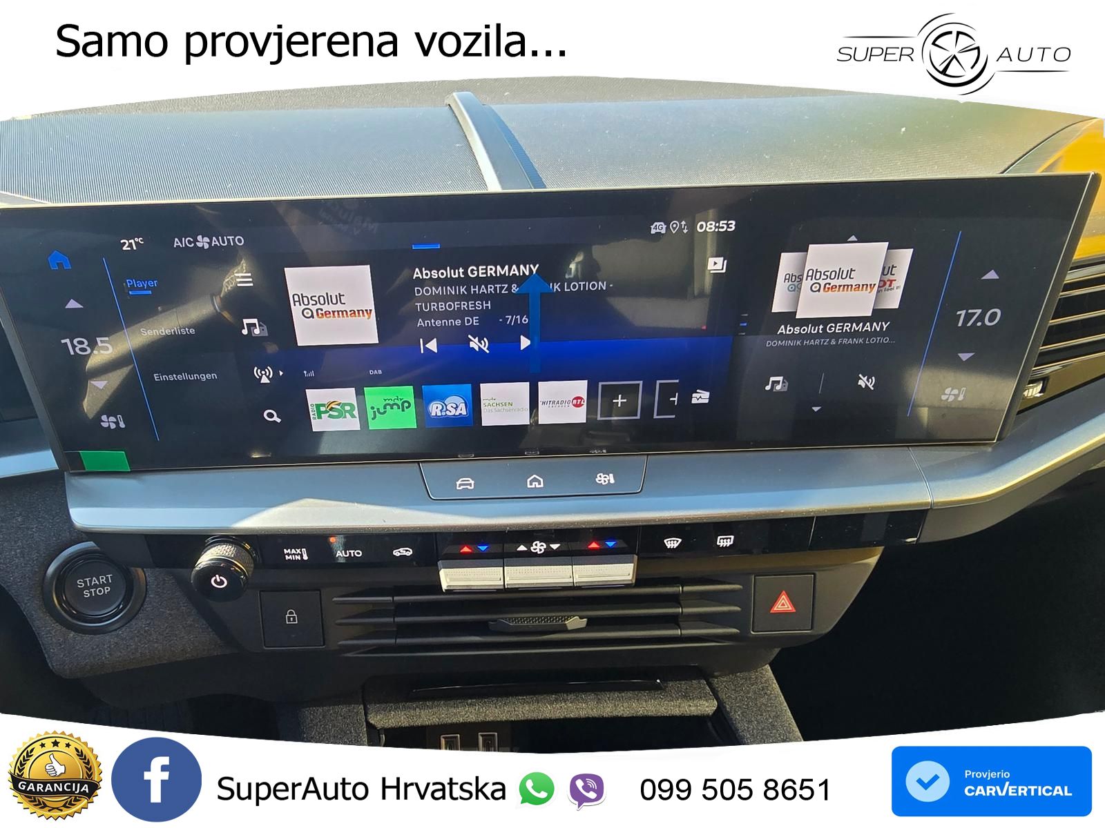 Opel Grandland 1.2 Turbo (145 KS) Hybrid eDCT LED+GR SJED+ACC