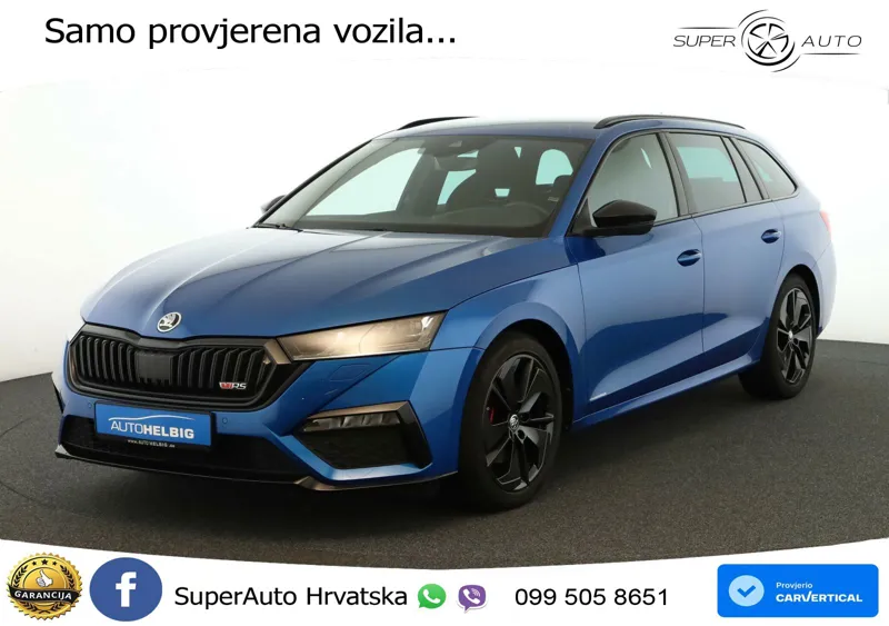Škoda Octavia Combi RS 2.0 TDI (200 KS) DSG LED+GR SJED+ACC