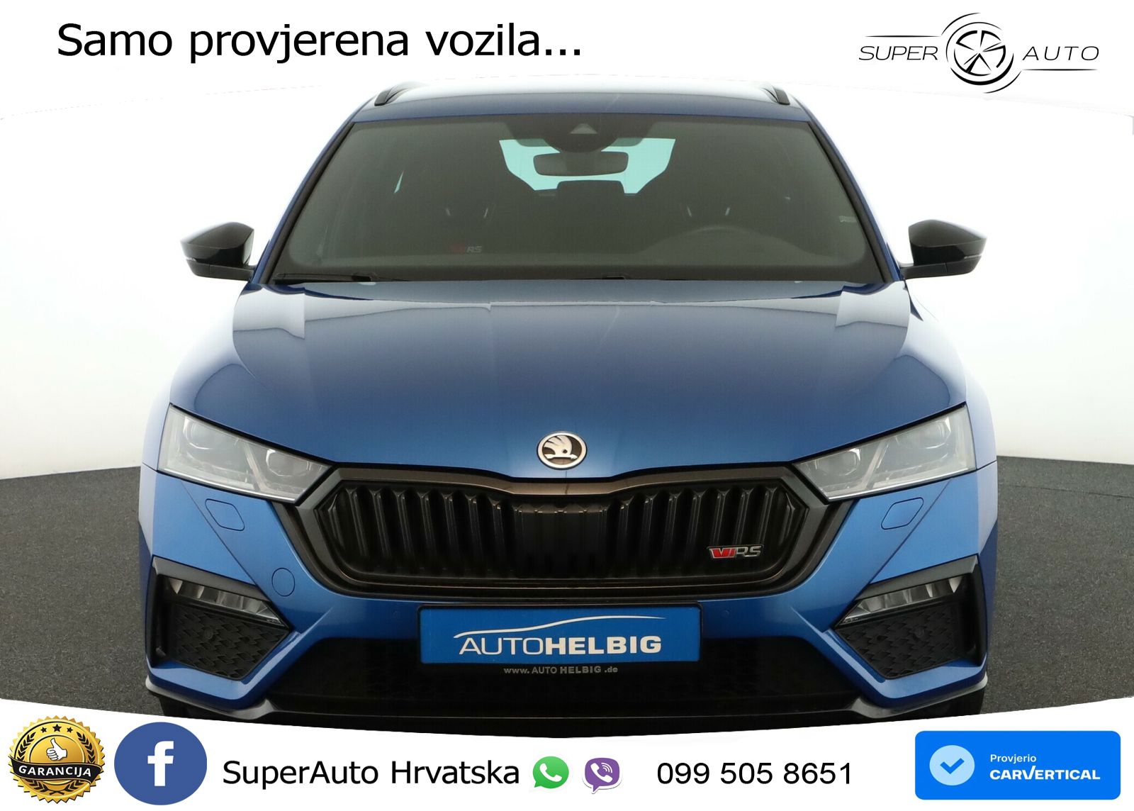 Škoda Octavia Combi RS 2.0 TDI (200 KS) DSG LED+GR SJED+ACC