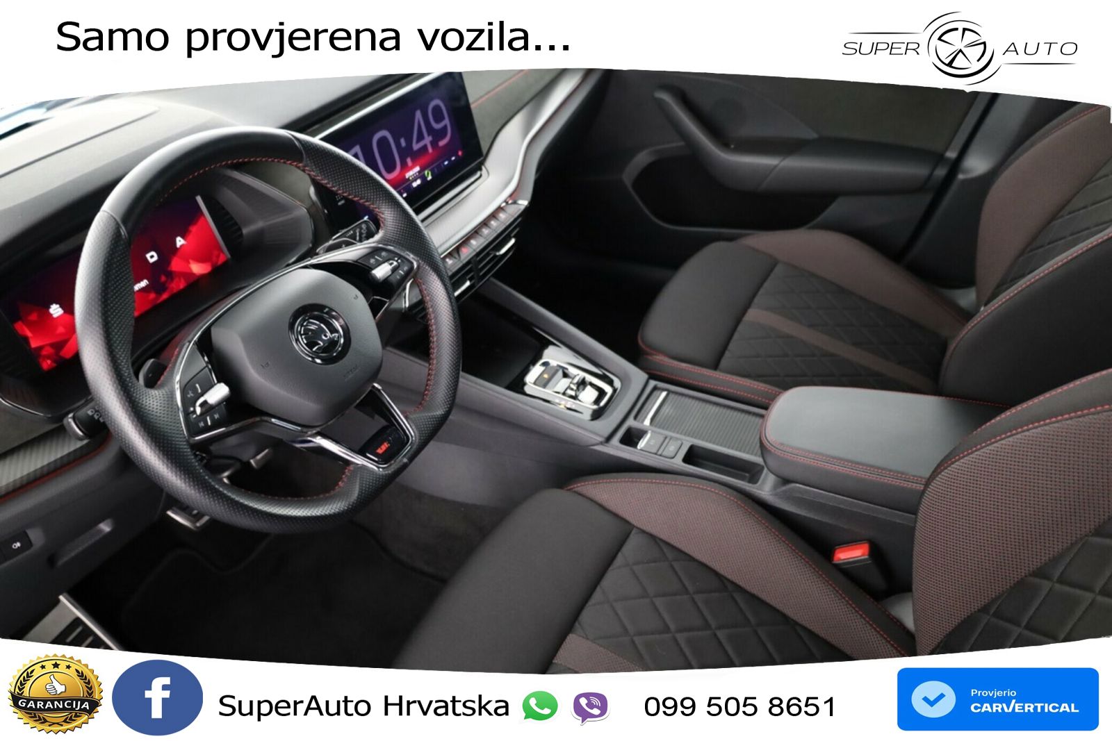 Škoda Octavia Combi RS 2.0 TDI (200 KS) DSG LED+GR SJED+ACC