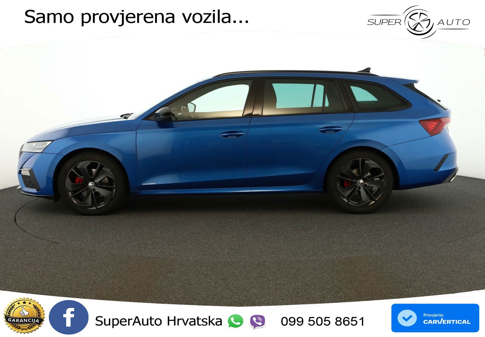 Škoda Octavia Combi RS 2.0 TDI (200 KS) DSG LED+GR SJED+ACC