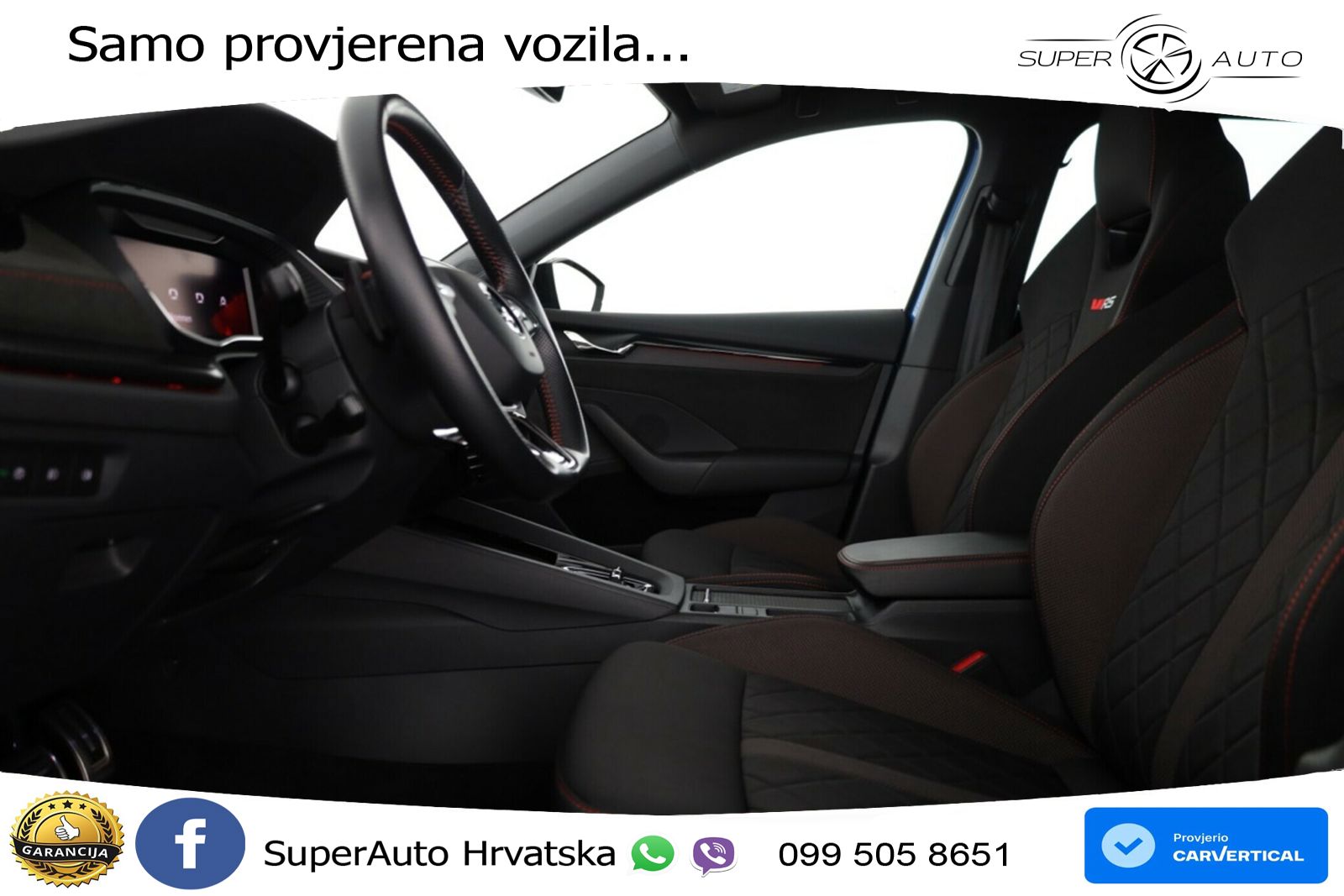 Škoda Octavia Combi RS 2.0 TDI (200 KS) DSG LED+GR SJED+ACC