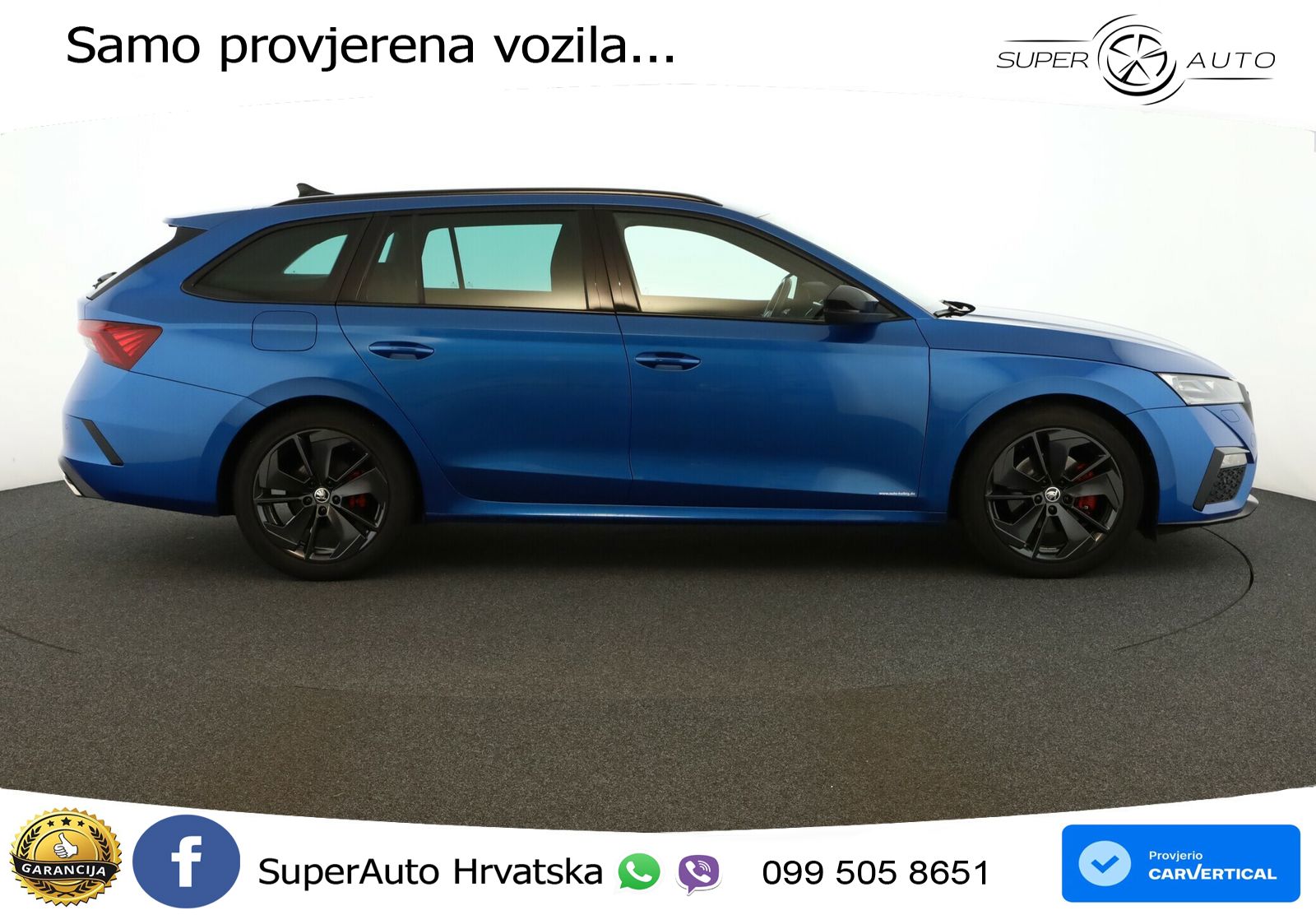 Škoda Octavia Combi RS 2.0 TDI (200 KS) DSG LED+GR SJED+ACC