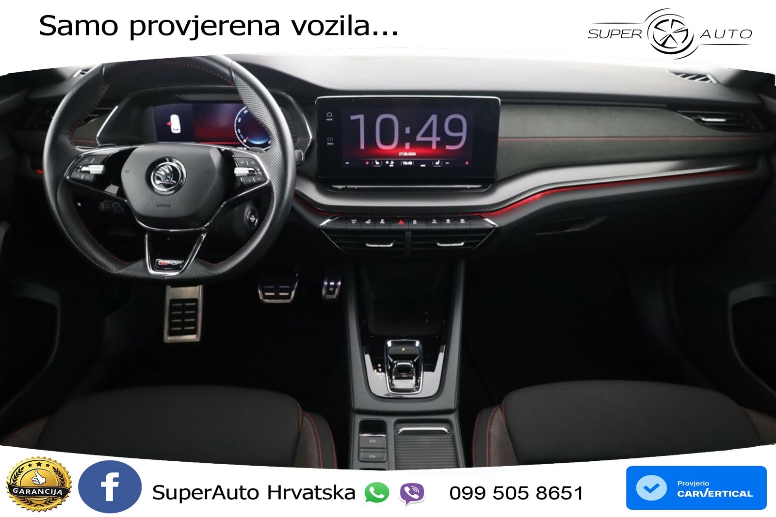 Škoda Octavia Combi RS 2.0 TDI (200 KS) DSG LED+GR SJED+ACC
