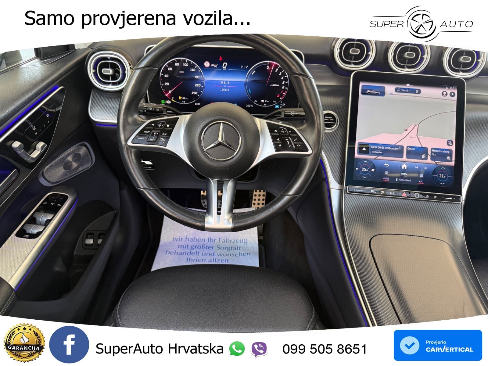 Mercedes GLC 400e (381 KS) 4MATIC 9G-TRONIC Avantgarde ZRAČNI+ACC+GR SJED+KAM+PANO