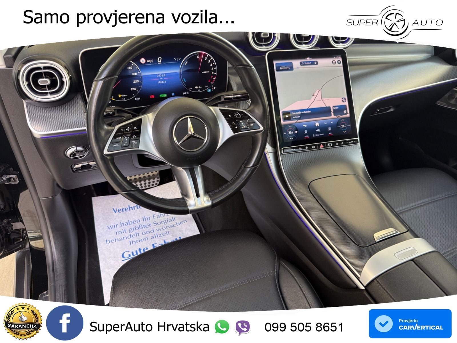 Mercedes GLC 400e (381 KS) 4MATIC 9G-TRONIC Avantgarde ZRAČNI+ACC+GR SJED+KAM+PANO