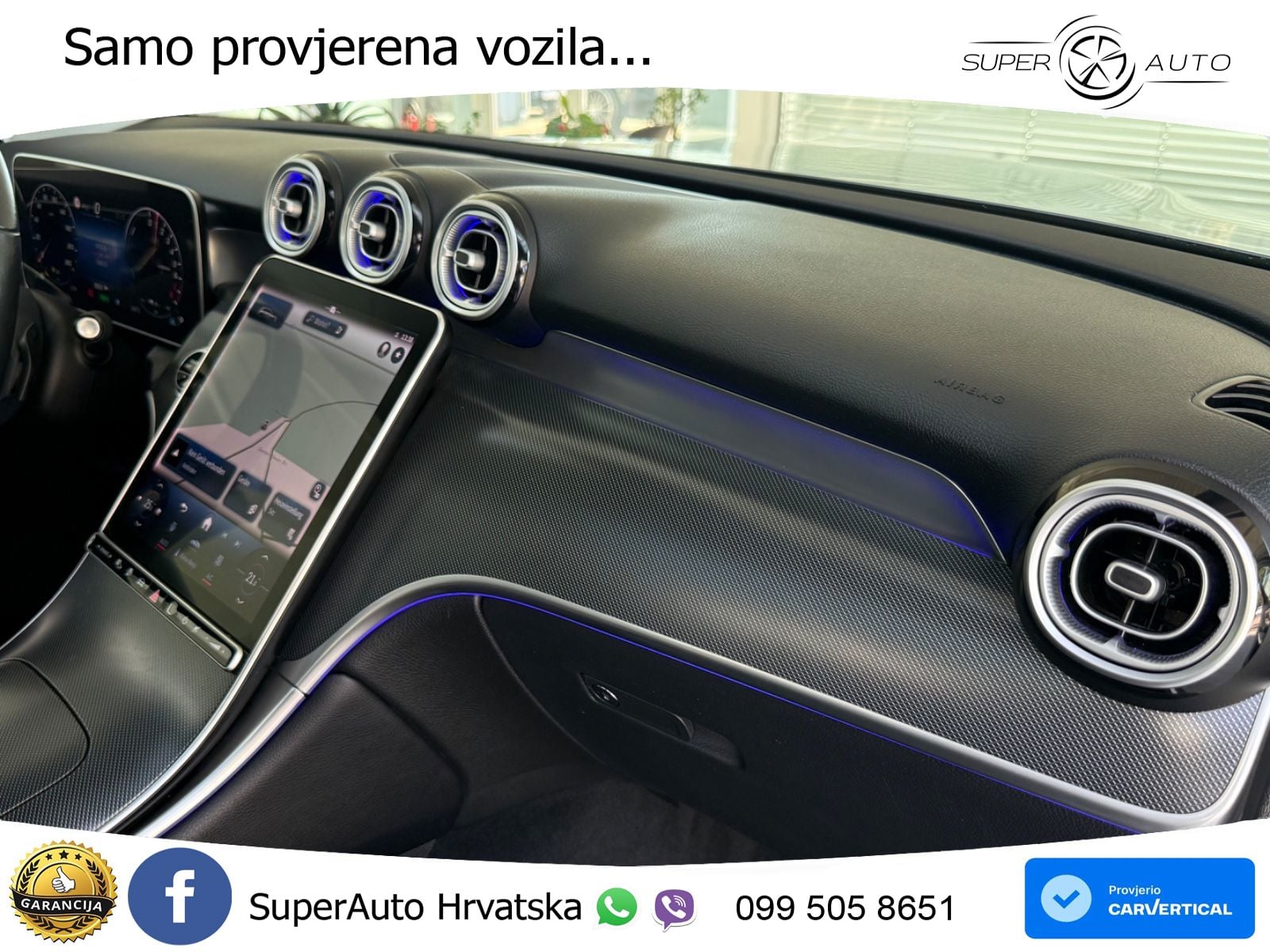 Mercedes GLC 400e (381 KS) 4MATIC 9G-TRONIC Avantgarde ZRAČNI+ACC+GR SJED+KAM+PANO