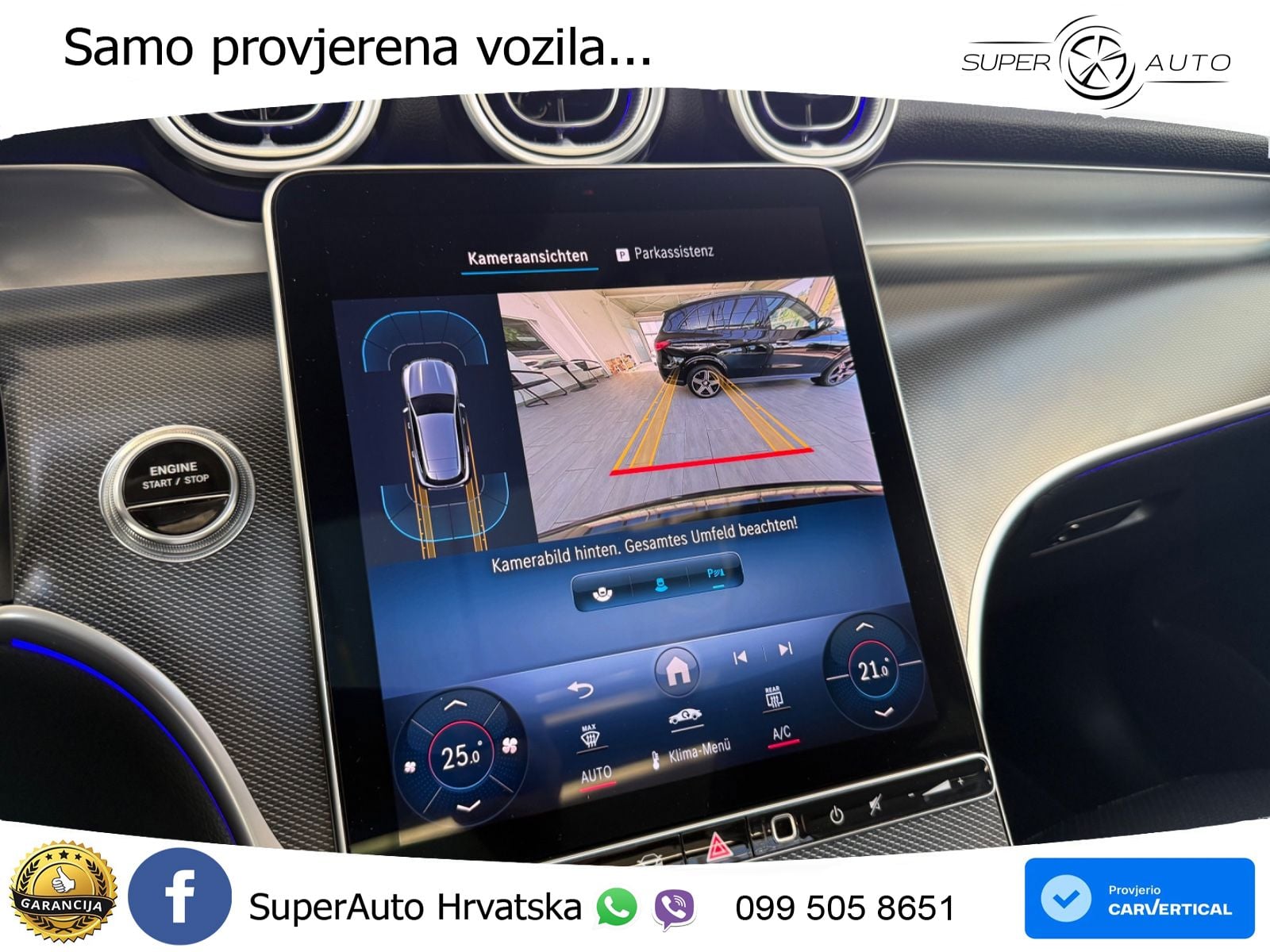 Mercedes GLC 400e (381 KS) 4MATIC 9G-TRONIC Avantgarde ZRAČNI+ACC+GR SJED+KAM+PANO