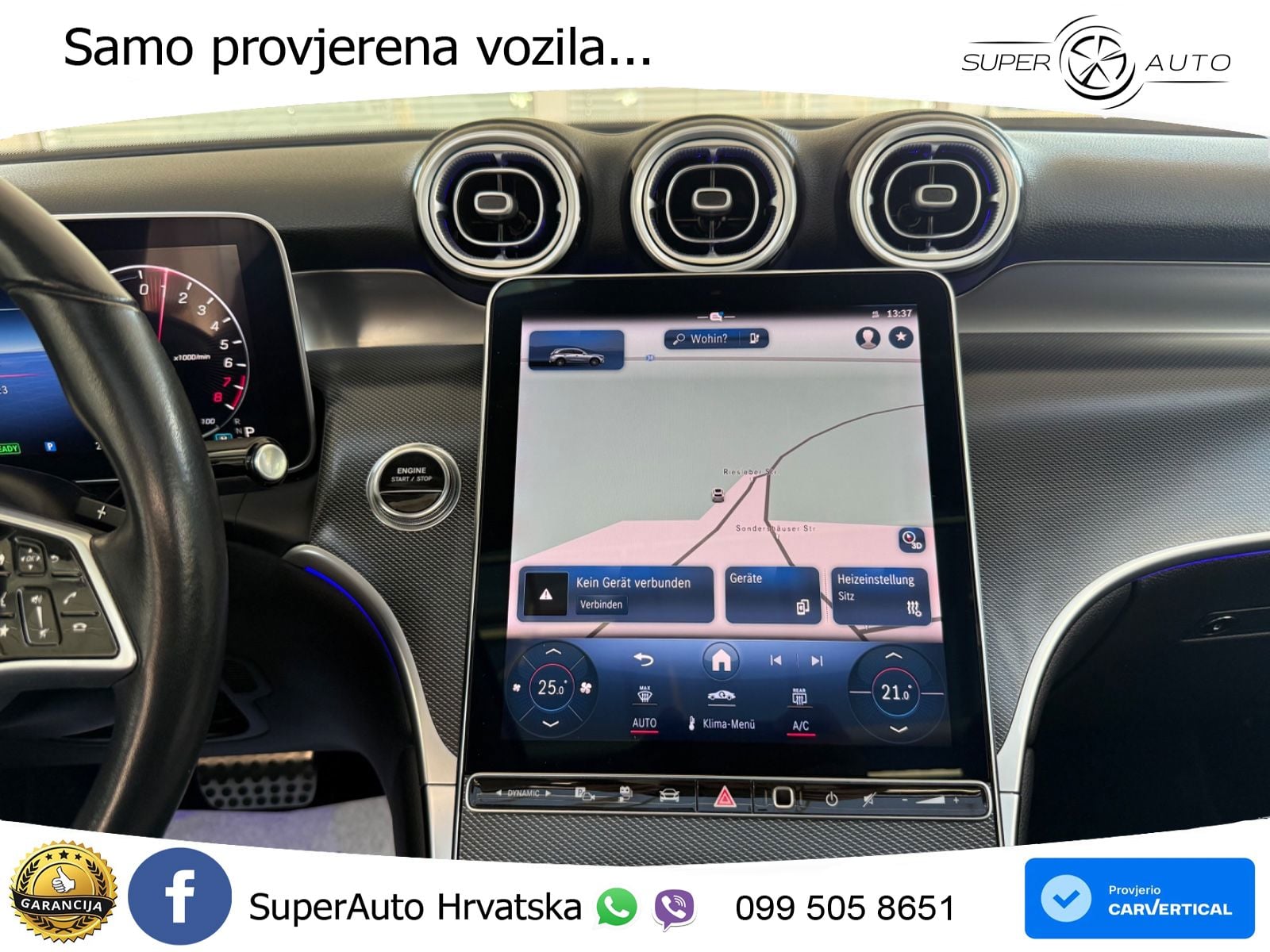 Mercedes GLC 400e (381 KS) 4MATIC 9G-TRONIC Avantgarde ZRAČNI+ACC+GR SJED+KAM+PANO