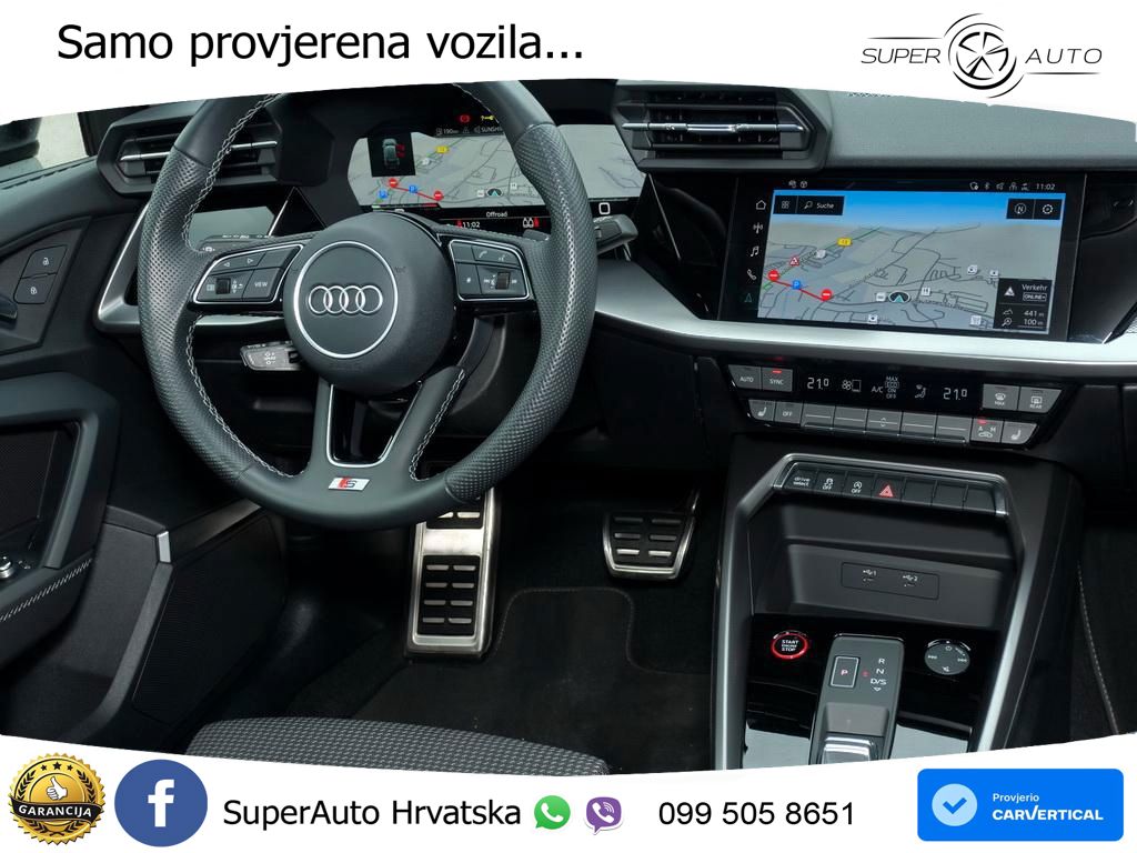 Audi S3 2.0 TFSI (310 KS) quattro S tronic MATRIX+GR SJED+KAM