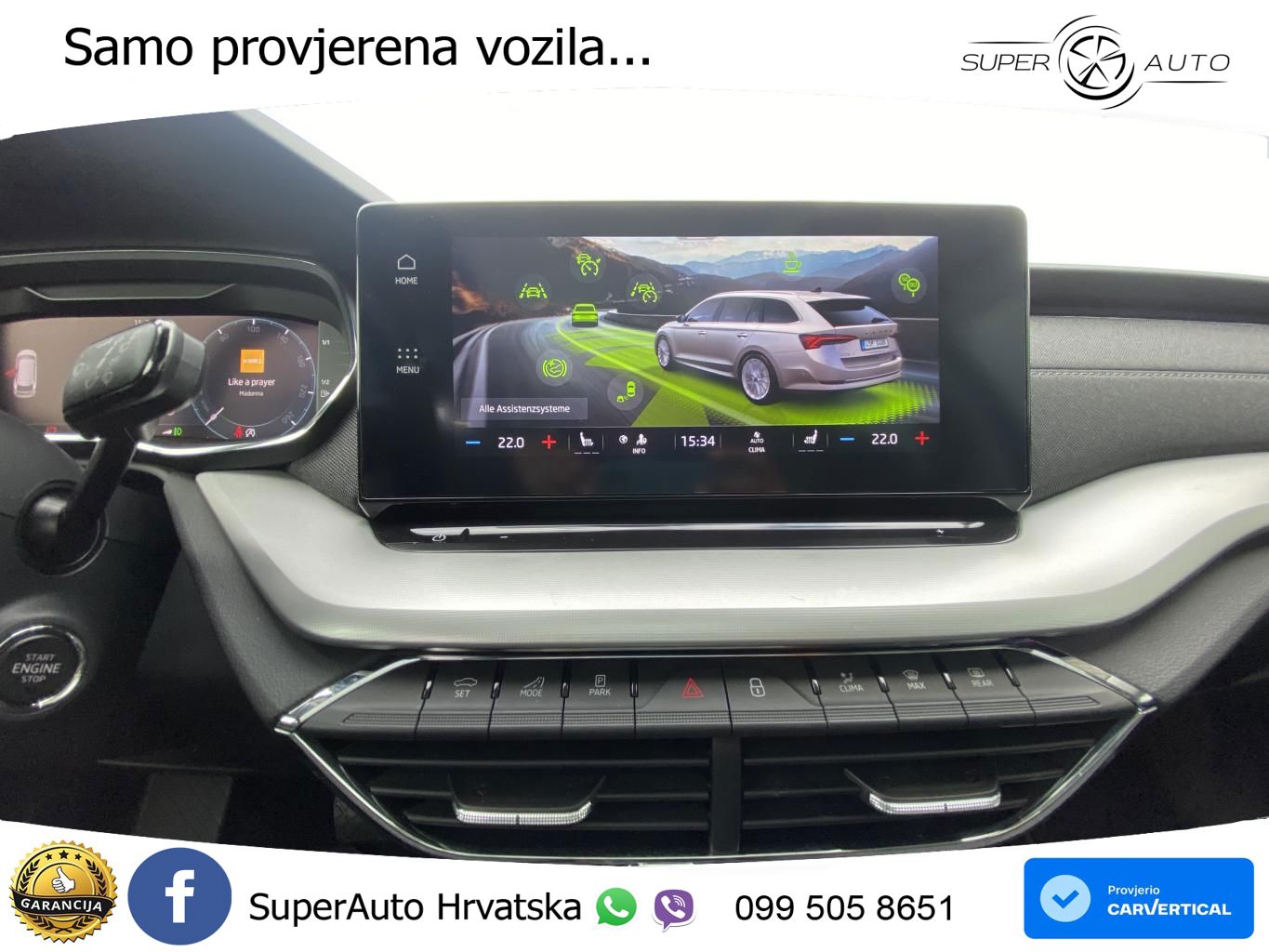 Škoda Octavia Combi 1.5 TSI EVO e-TEC (150 KS) DSG MATRIX+GR SJED+KAM