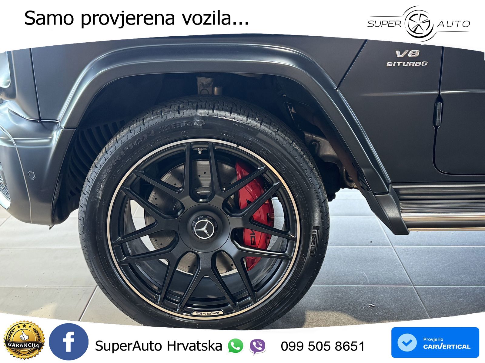 Mercedes AMG G 63 Long V8 (585 KS) 4MATIC 9G-TRONIC AMG SPEEDSHIFT PLUS Exclusive ACC+GR SJED+360+PANO