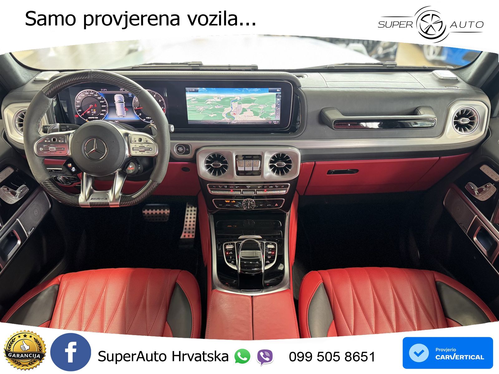 Mercedes AMG G 63 Long V8 (585 KS) 4MATIC 9G-TRONIC AMG SPEEDSHIFT PLUS Exclusive ACC+GR SJED+360+PANO