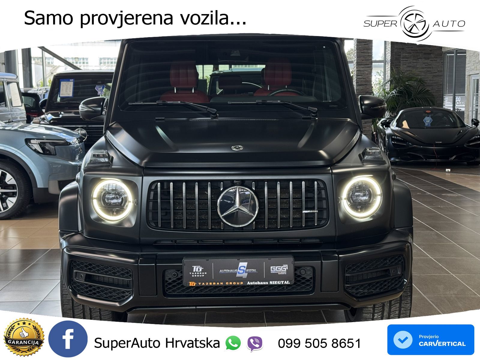 Mercedes AMG G 63 Long V8 (585 KS) 4MATIC 9G-TRONIC AMG SPEEDSHIFT PLUS Exclusive ACC+GR SJED+360+PANO