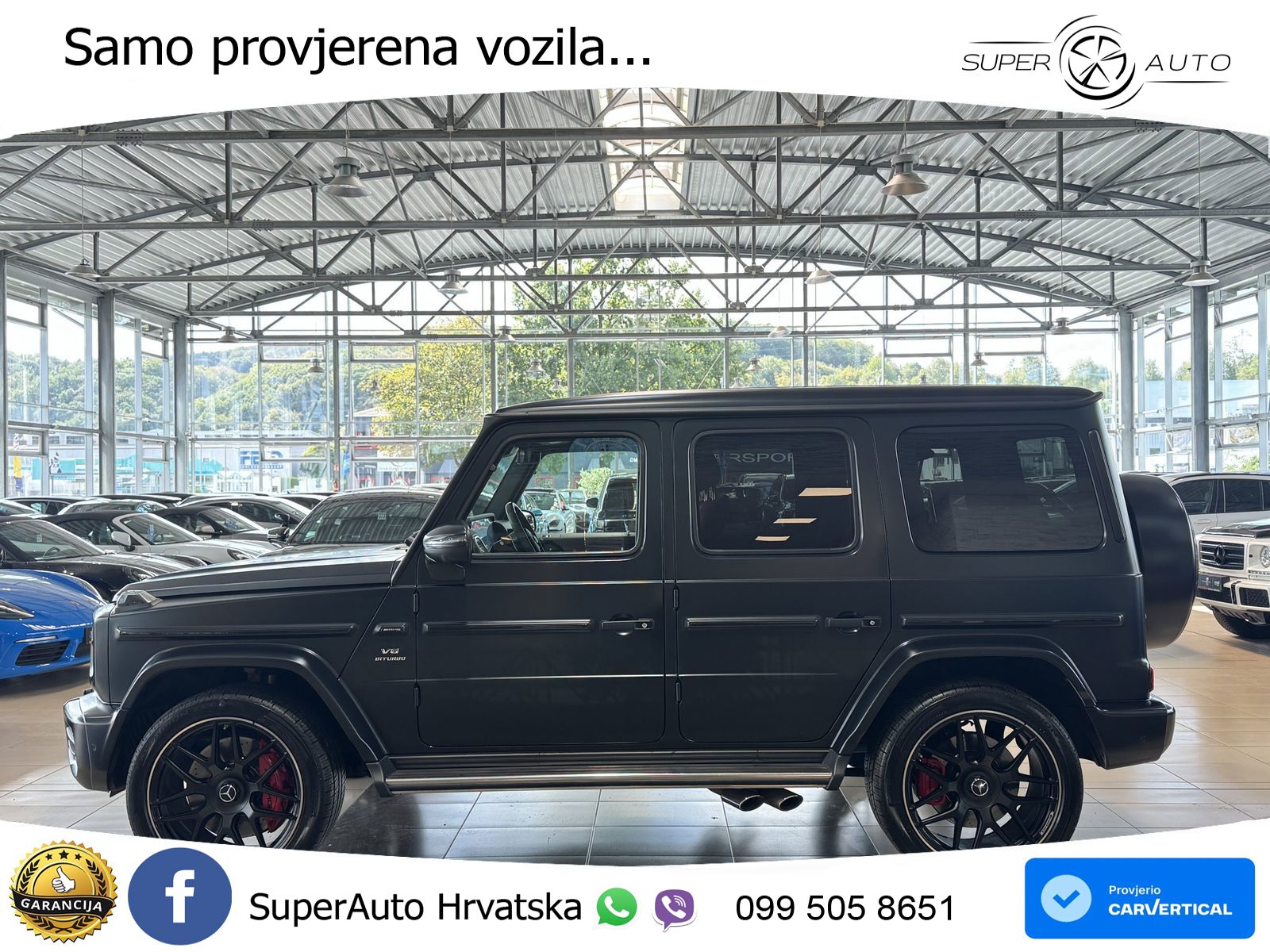 Mercedes AMG G 63 Long V8 (585 KS) 4MATIC 9G-TRONIC AMG SPEEDSHIFT PLUS Exclusive ACC+GR SJED+360+PANO