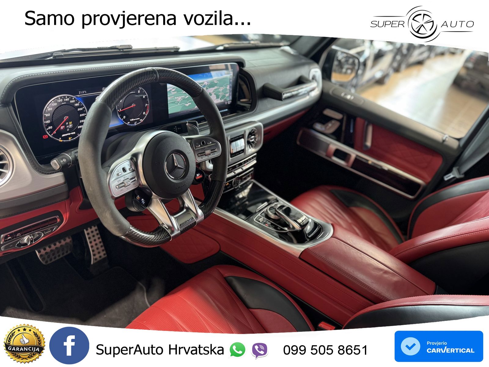 Mercedes AMG G 63 Long V8 (585 KS) 4MATIC 9G-TRONIC AMG SPEEDSHIFT PLUS Exclusive ACC+GR SJED+360+PANO