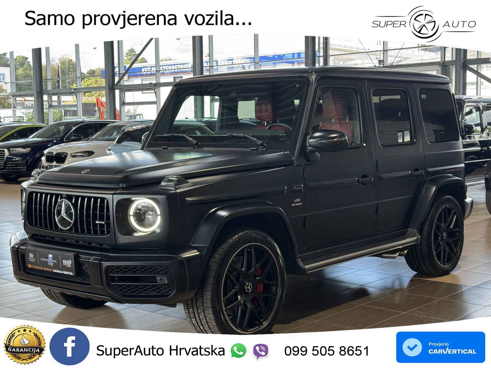 Mercedes AMG G 63 Long V8 (585 KS) 4MATIC 9G-TRONIC AMG SPEEDSHIFT PLUS Exclusive ACC+GR SJED+360+PANO