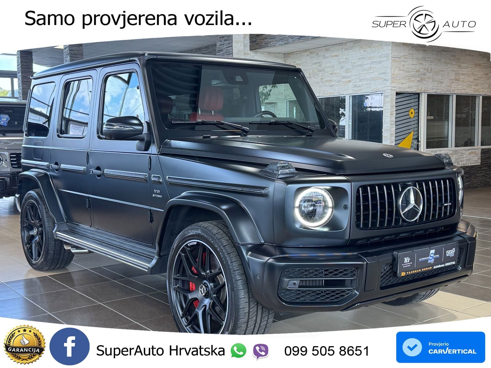 Mercedes AMG G 63 Long V8 (585 KS) 4MATIC 9G-TRONIC AMG SPEEDSHIFT PLUS Exclusive ACC+GR SJED+360+PANO