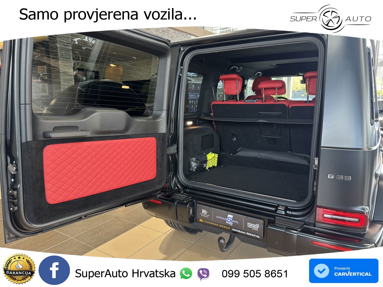 Mercedes AMG G 63 Long V8 (585 KS) 4MATIC 9G-TRONIC AMG SPEEDSHIFT PLUS Exclusive ACC+GR SJED+360+PANO