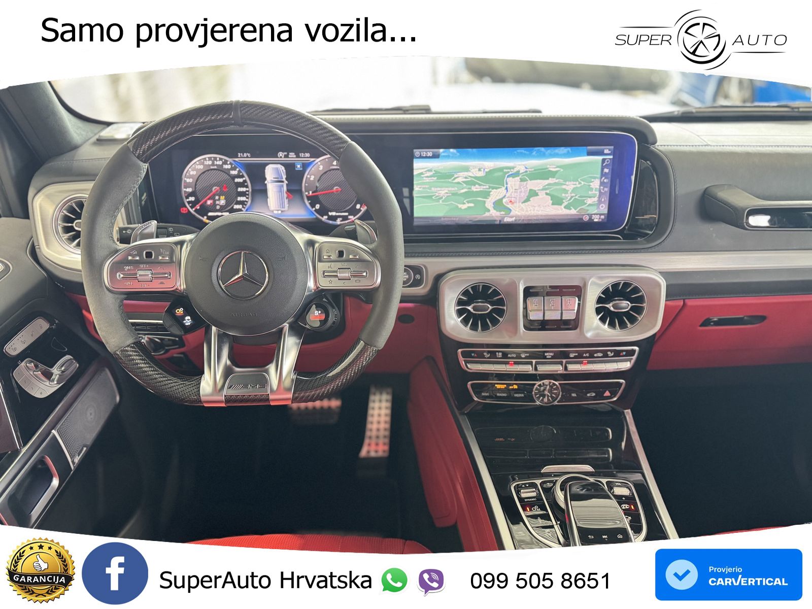 Mercedes AMG G 63 Long V8 (585 KS) 4MATIC 9G-TRONIC AMG SPEEDSHIFT PLUS Exclusive ACC+GR SJED+360+PANO