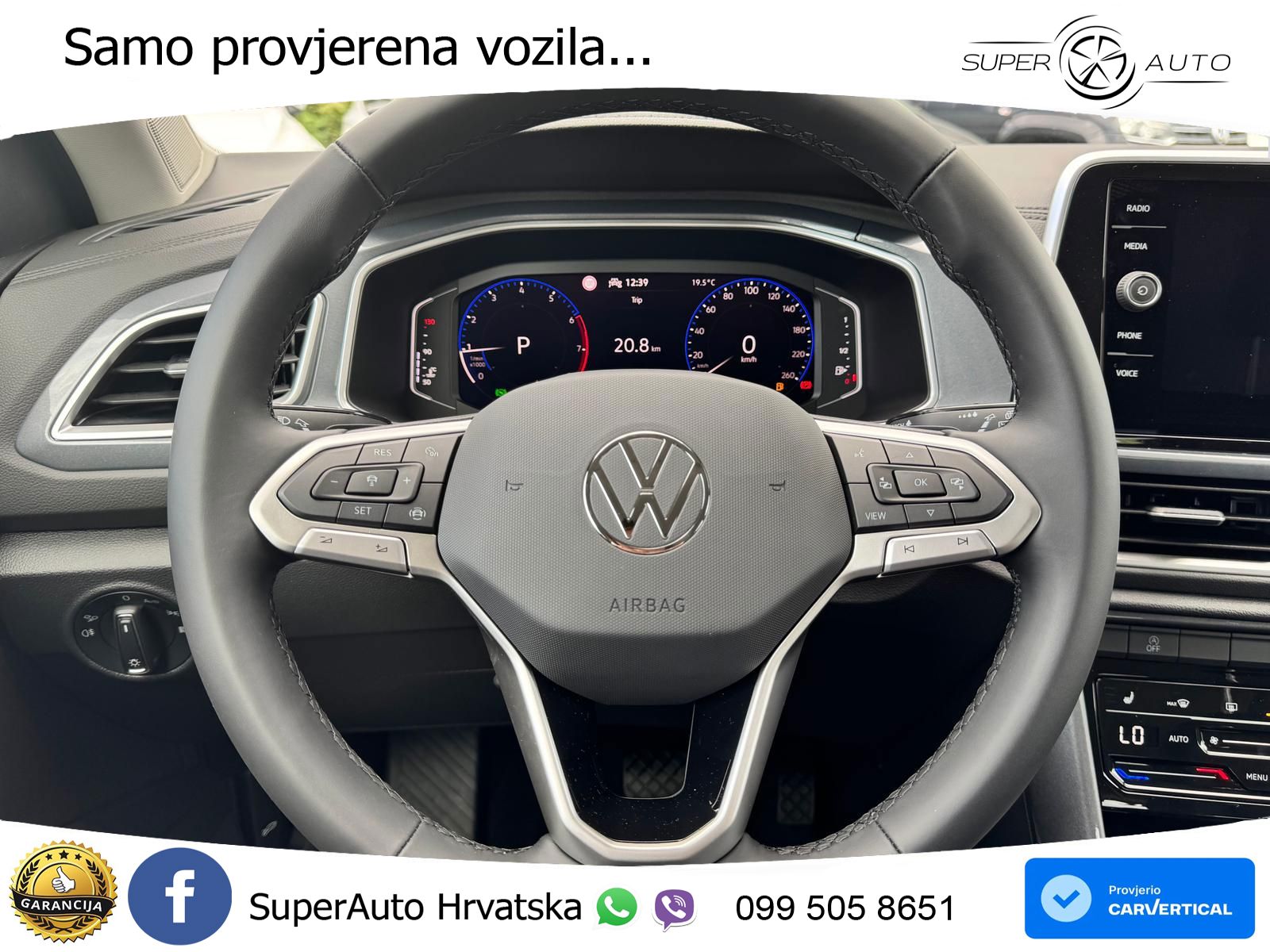 Volkswagen T-Roc 1.5 TSI (150 KS) DSG MATRIX+GR SJED+KAM