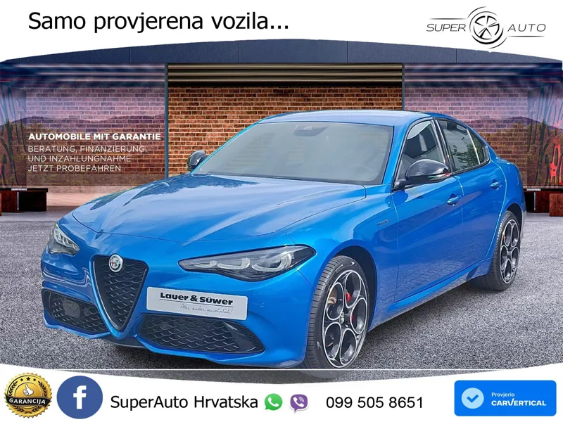 Alfa Romeo Giulia 2.0 Turbo (280 KS) AWD Automatic LED+GR SJED+ACC