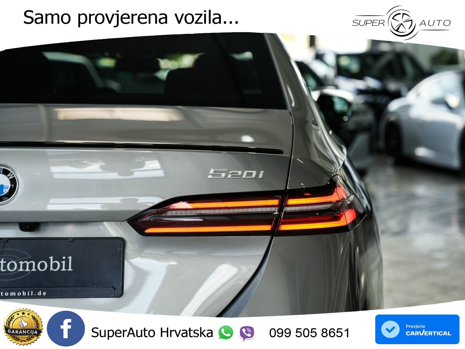 BMW 520i (208 KS) Steptronic M Sport LED+GR SJED+ACC