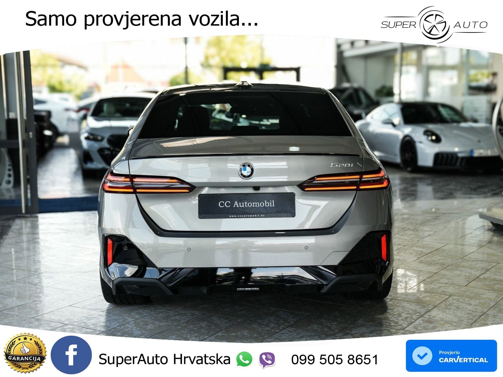 BMW 520i (208 KS) Steptronic M Sport LED+GR SJED+ACC