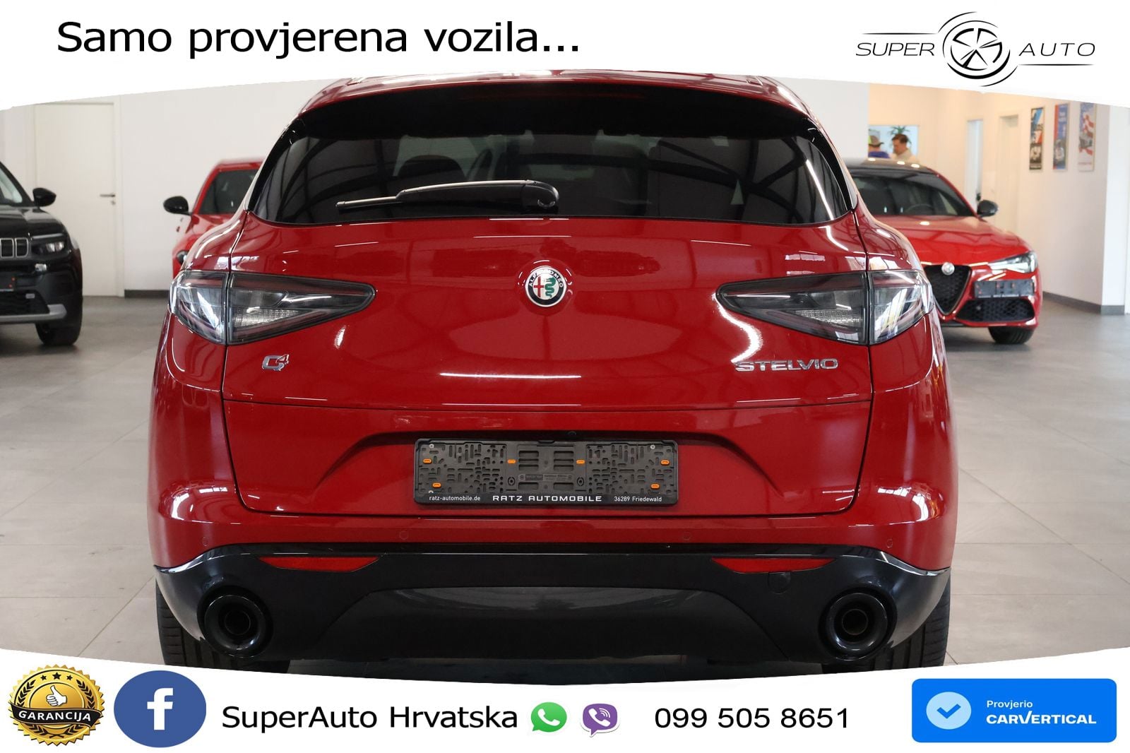 Alfa Romeo Stelvio 2.0 Turbo (280 KS) Q4 Automatic MATRIX+GR SJED+KAM