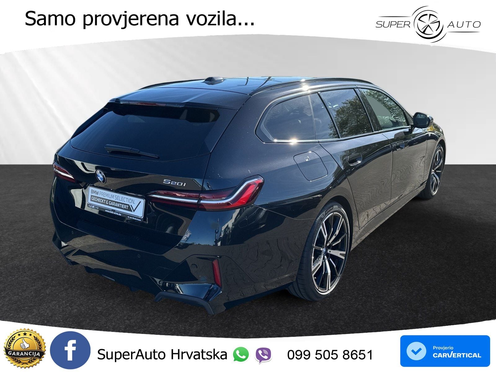 BMW 520i Touring (208 KS) Steptronic M Sport LED+GR SJED+ACC