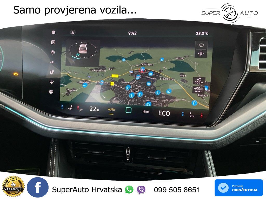 Volkswagen Touareg 3.0 V6 TDI (286 KS) 4MOTION Tiptronic ZRAČNI+ACC+GR SJED+KAM+PANO