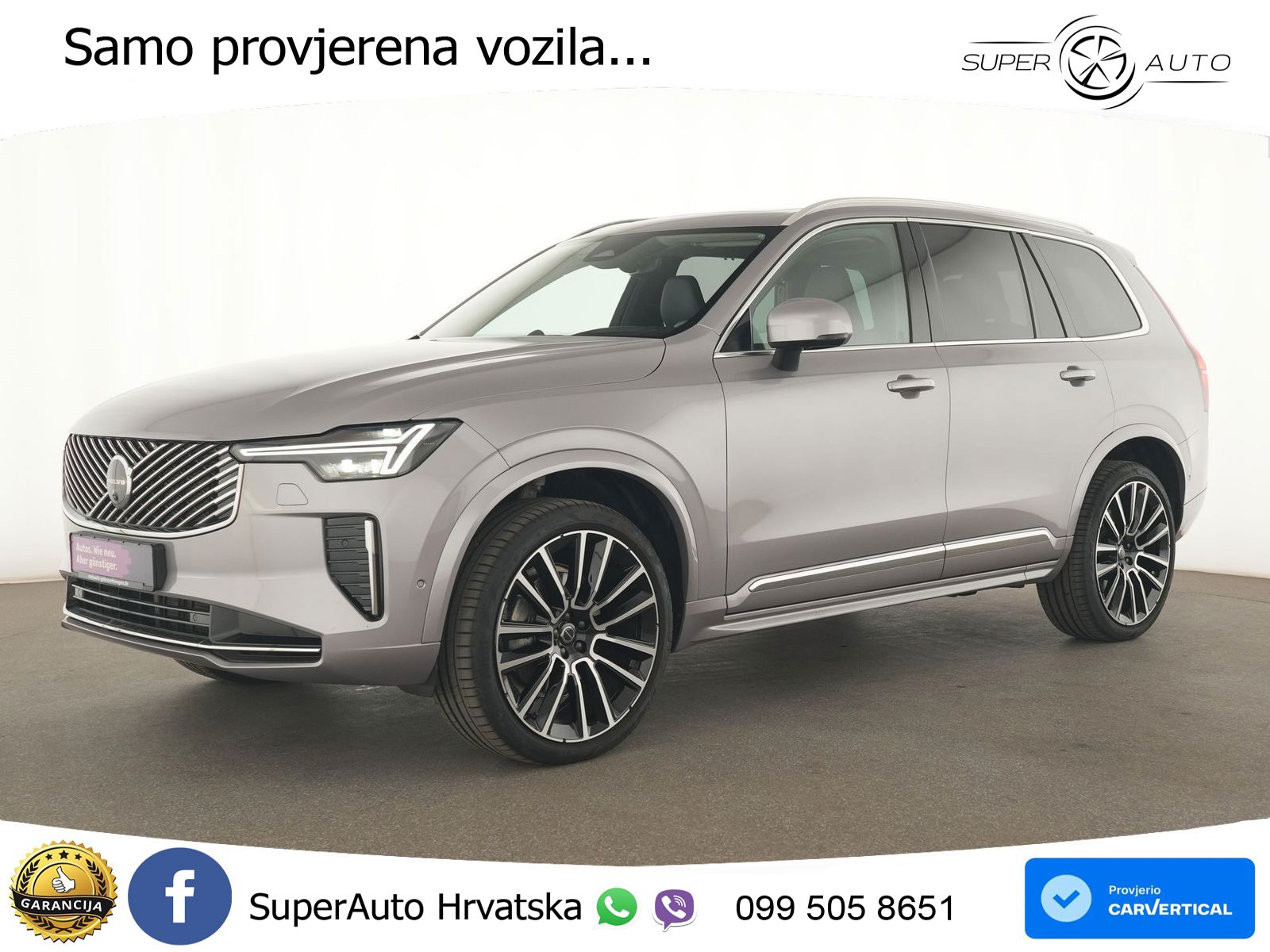 Volvo XC90 2.0 B5 AWD Automatic ACC+HEAD+4xGR SJED+360+PANO