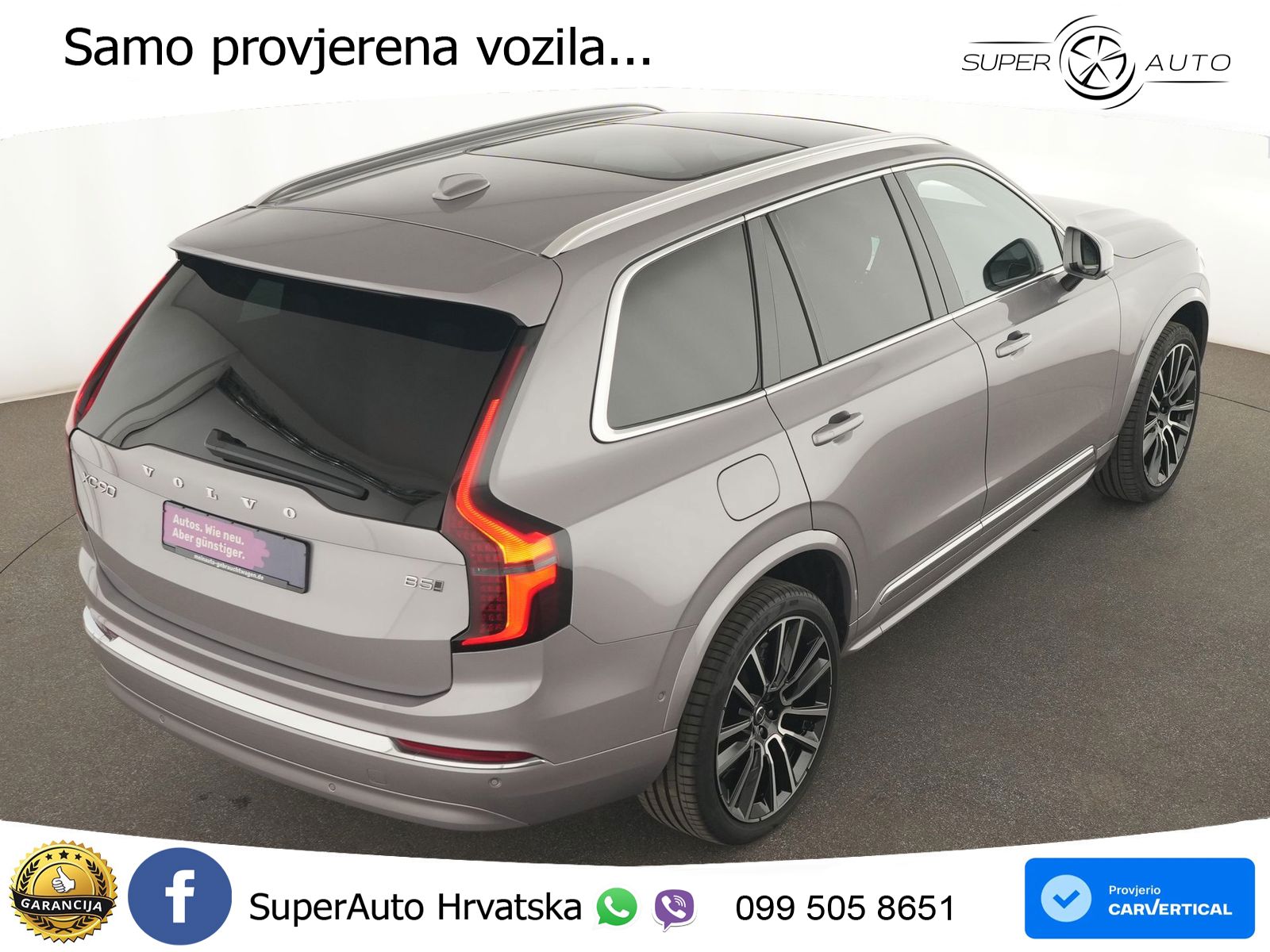Volvo XC90 2.0 B5 AWD Automatic ACC+HEAD+4xGR SJED+360+PANO