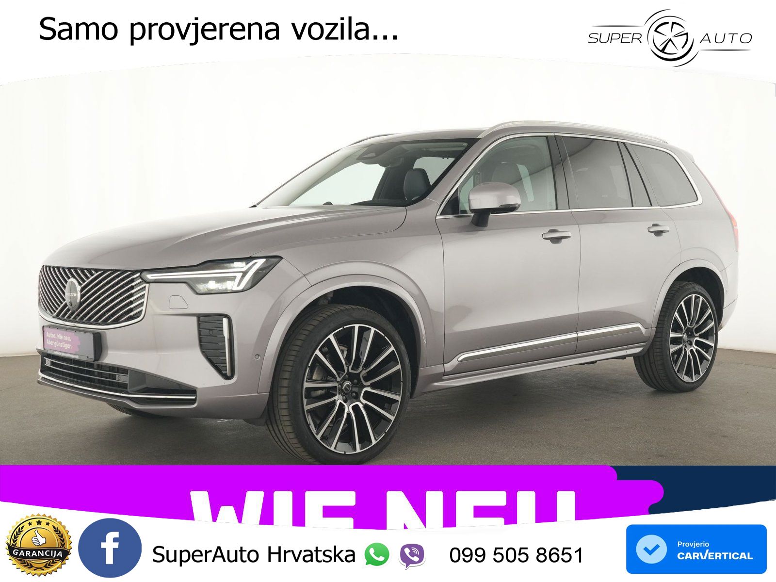 Volvo XC90 2.0 B5 AWD Automatic ACC+HEAD+4xGR SJED+360+PANO