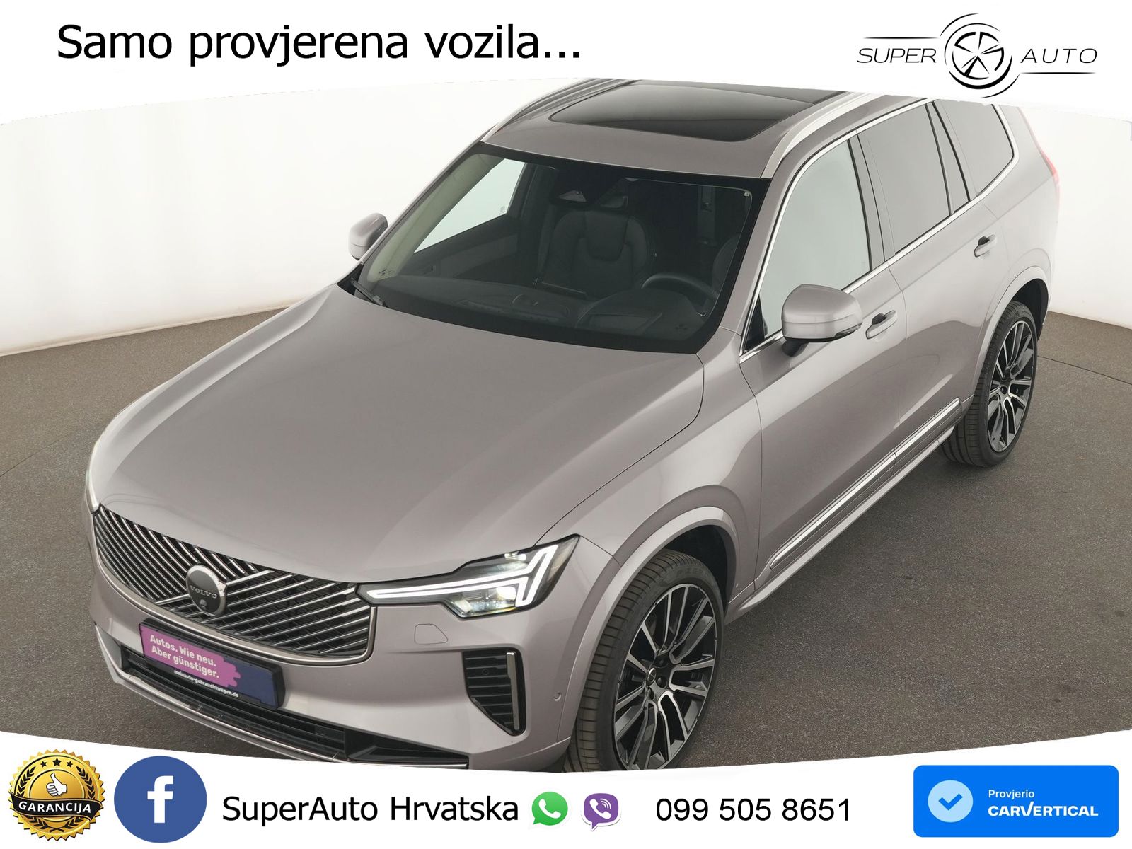 Volvo XC90 2.0 B5 AWD Automatic ACC+HEAD+4xGR SJED+360+PANO