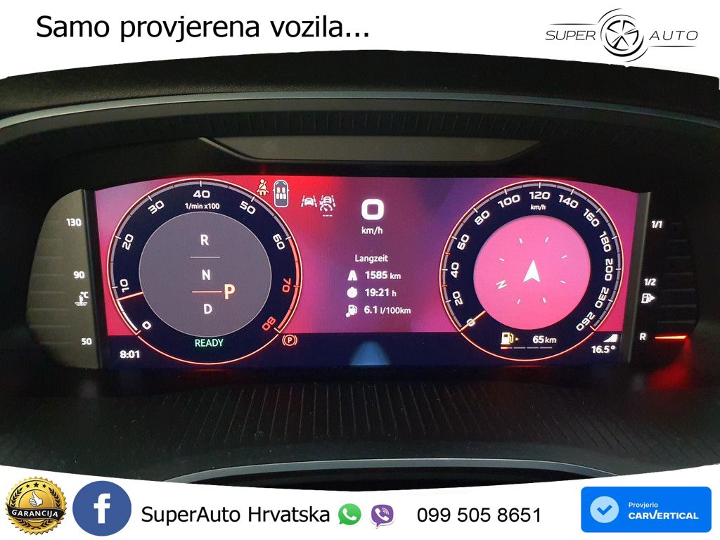 Škoda Octavia Combi 1.5 TSI (150 KS) DSG SportLine LED+GR SJED+ACC