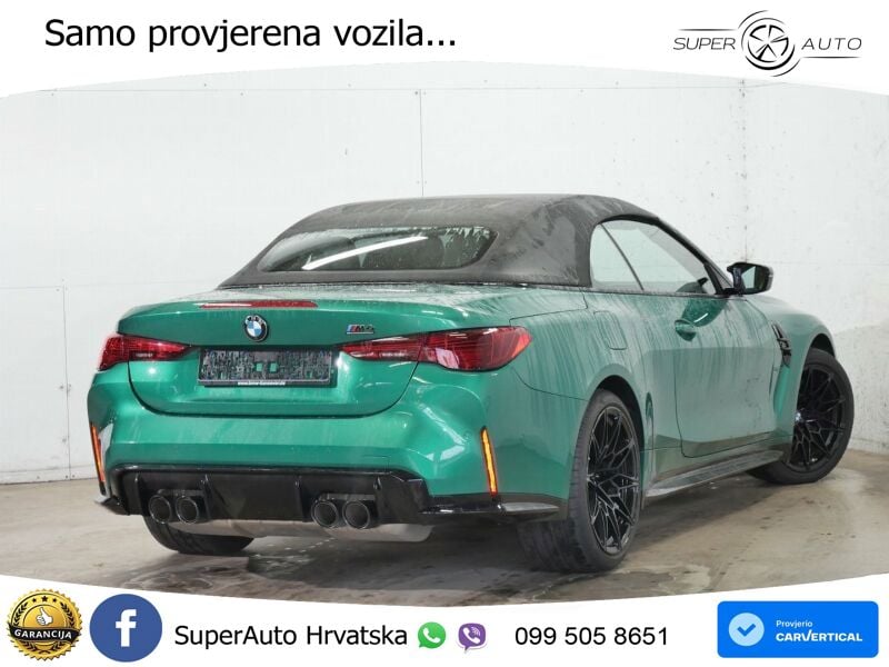 BMW M4 Convertible Competition 3.0 (530 KS) xDrive Steptronic LED+GR SJED+ACC