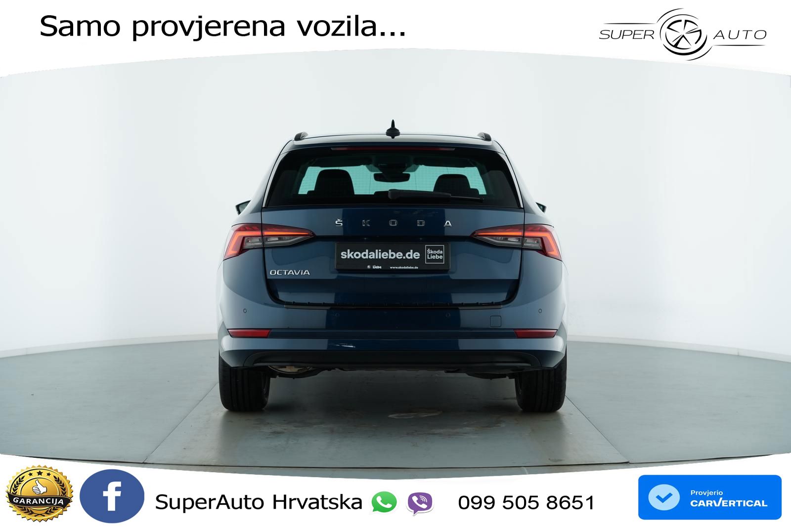 Škoda Octavia Combi 2.0 TDI (150 KS) DSG LED+GR SJED+ACC