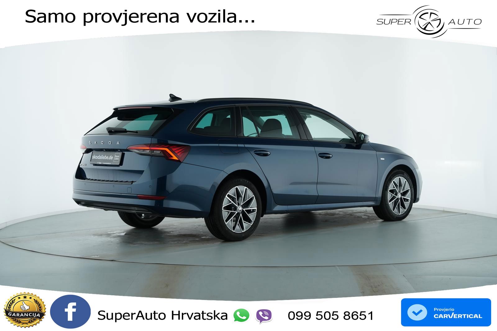Škoda Octavia Combi 2.0 TDI (150 KS) DSG LED+GR SJED+ACC