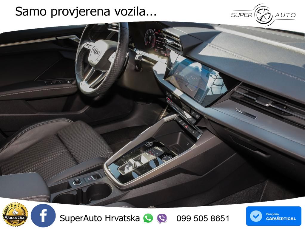 Audi A3 35 TDI (150 KS) S tronic 2x S line LED+GR SJED+ACC