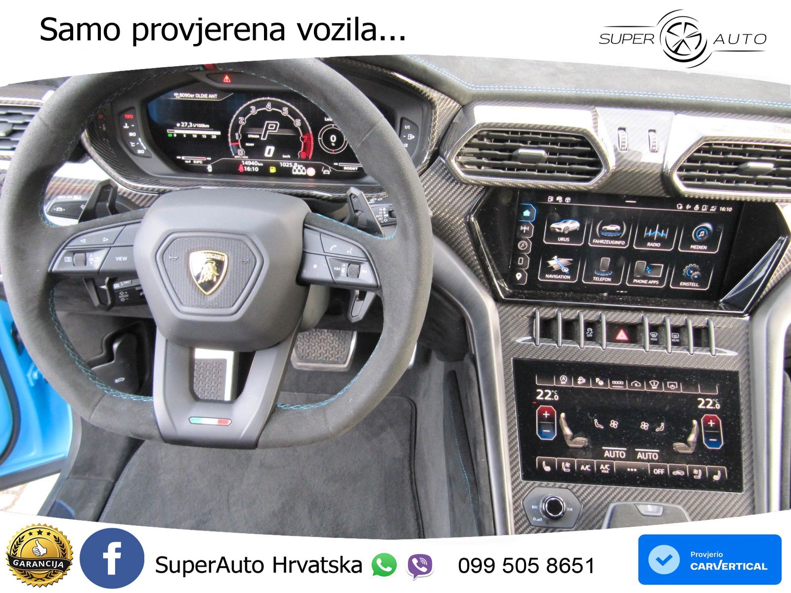 Lamborghini Urus S 4.0 V8 (666 KS) 4WD Automatic LED+GR SJED+ACC