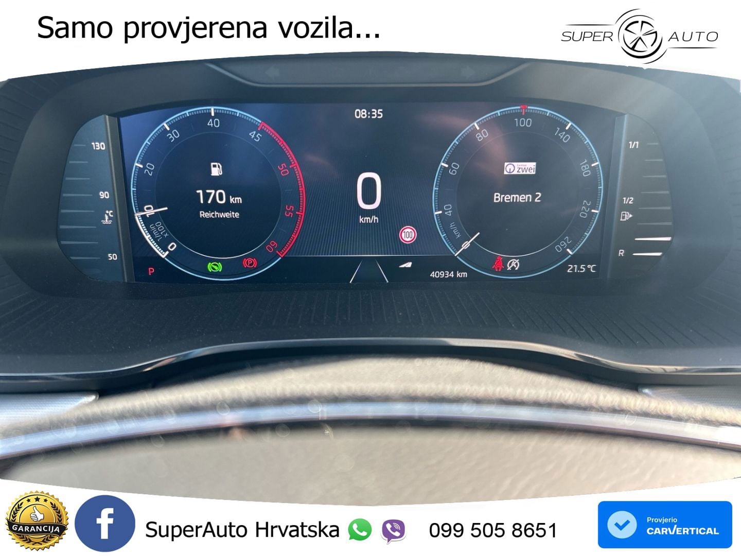 Škoda Octavia Combi 2.0 TDI (150 KS) DSG LED+GR SJED+ACC