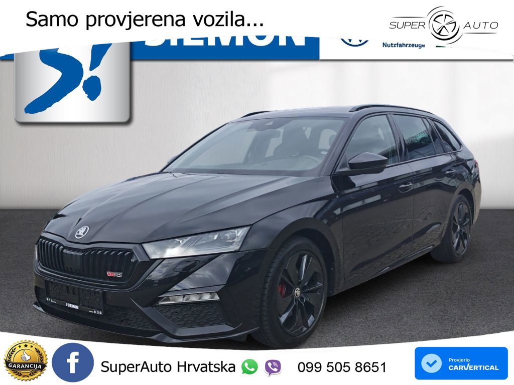 Škoda Octavia Combi RS 2.0 TDI (200 KS) DSG LED+GR SJED+ACC