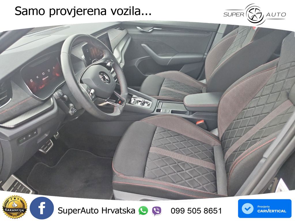 Škoda Octavia Combi RS 2.0 TDI (200 KS) DSG LED+GR SJED+ACC
