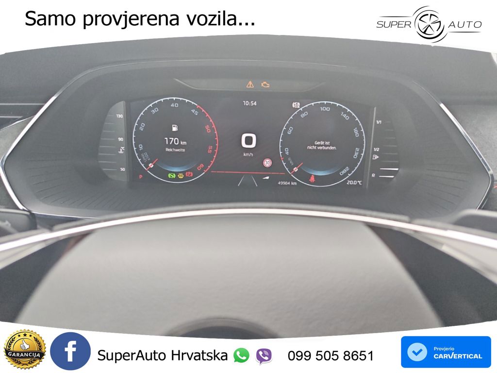 Škoda Octavia Combi RS 2.0 TDI (200 KS) DSG LED+GR SJED+ACC