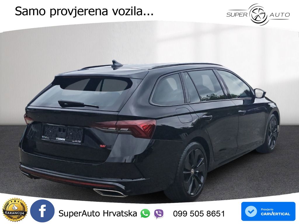 Škoda Octavia Combi RS 2.0 TDI (200 KS) DSG LED+GR SJED+ACC