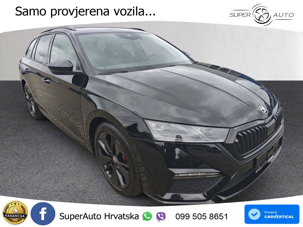 Škoda Octavia Combi RS 2.0 TDI (200 KS) DSG LED+GR SJED+ACC